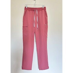 FIGS High Waisted HW Yola Scrub Pants Mauve Dusty Pink Women's Large Tall LT